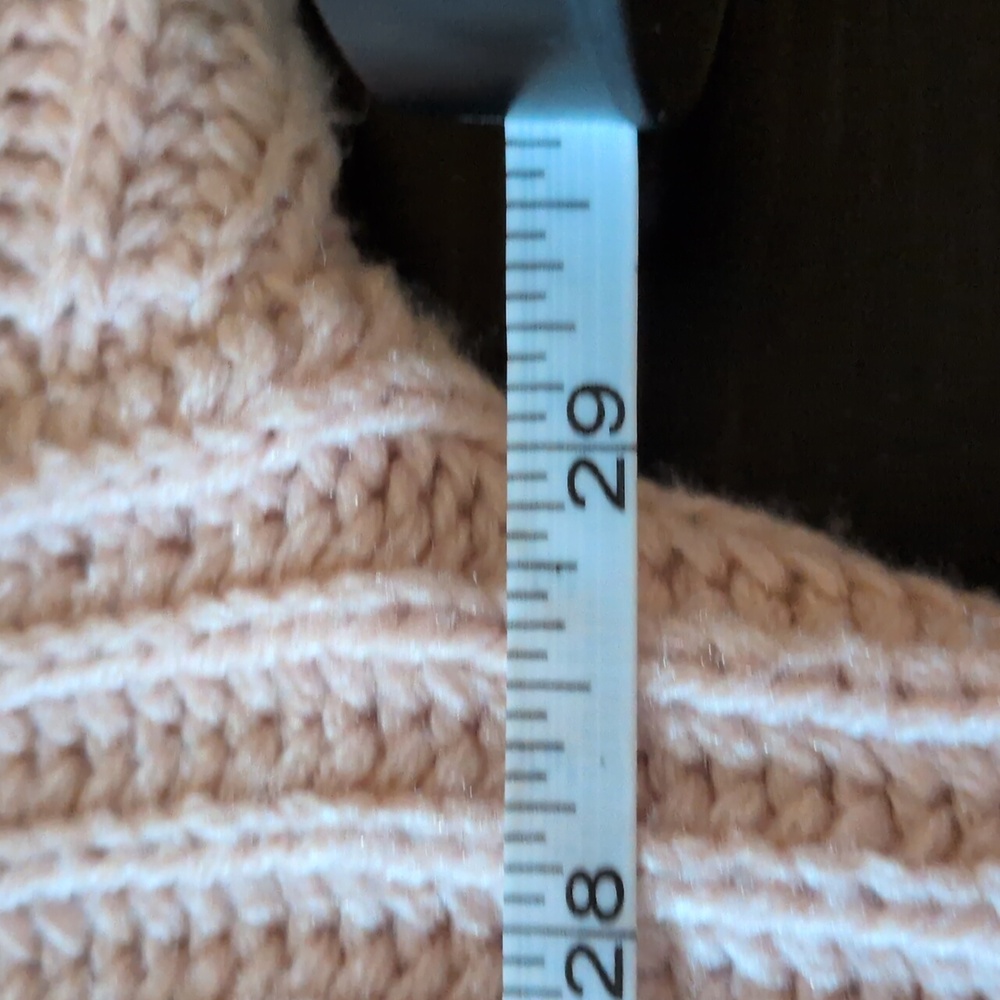 Altar'd State Knit Sweater Boxy Oversized Women's Size Small Pink Crew Neck - Picture 5 of 9